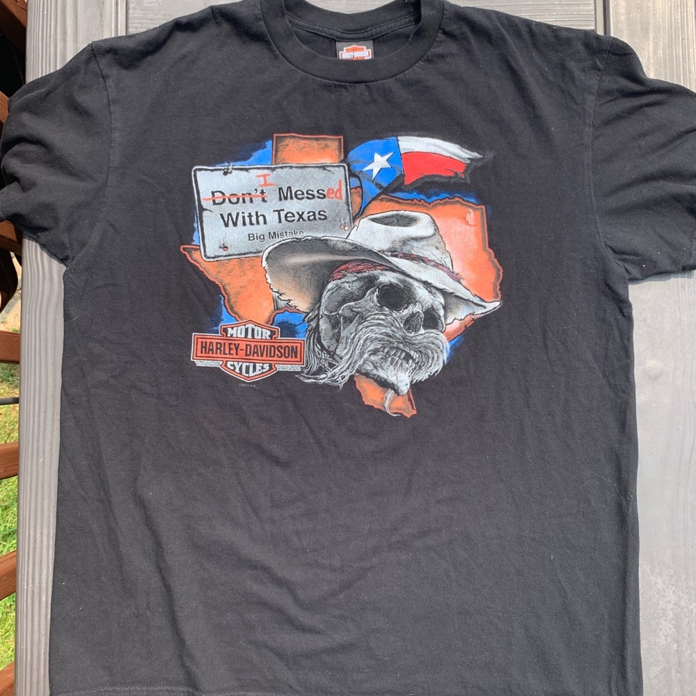 Harley-Davidson I Messed With Texas Tee Black XL